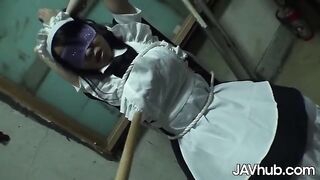 Busty Yui Satonaka is fucked by a group of men in an intense JAVHub scene