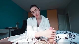 The stepson was caught by his mother while jerking off