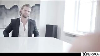 Little Caprice treats her man Vince like a fucktoy, using her legs for control