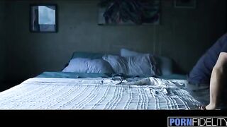 Redhead Lacy Lennon gets her pussy railed in a steamy session