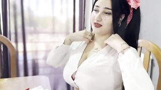 A girl with big boobs is trying to pass math by fucking the teacher