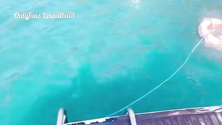 Fucking in a public boat, a daring naval adventure!
