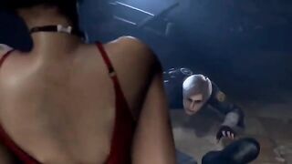 Ada Wong got fucked by Leon Kennedy in the laboratory. Another day, same shit