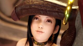 Tifa Lockhart explores her wild side in a passionate scene
