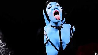 Twilek slut training in sci-fi parody style