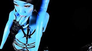 Twilek slut training in sci-fi parody style