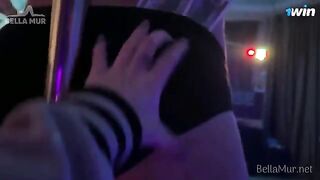 The guys fucked girls in every way behind the scenes of a wild party