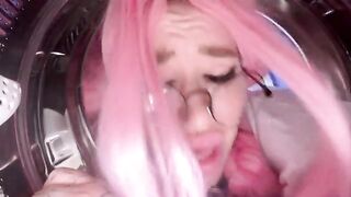 My stupid stepsister got her head stuck in the washing machine