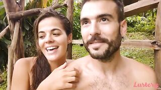A couple has a passionate and sweaty outdoor encounter, inspired by Lustery’s focus on real couples sharing their love and lust without shame