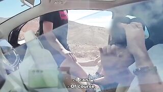 The guy made a jerk off public and the girl followed him