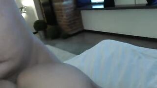 A pervert guy fucked his step mom and came on her wet pussy