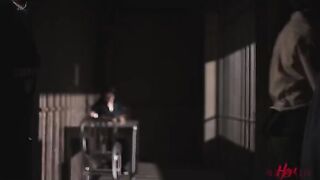 Two women are having passionate lesbian sex in a prison setting