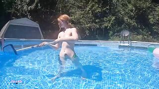 A short video of a failed attempt at outdoor nudity