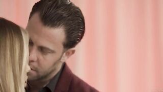 A cheating blonde babe gets slapped and fucked hard in this full scene
