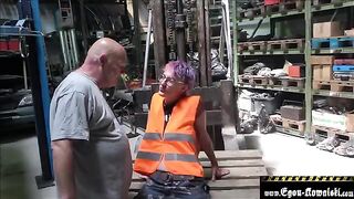 Climate activist gets fucked by Egon Kowalski in a hardcore scene