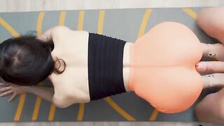 Petite girl Lana Anal gets her oiled ass smashed hard