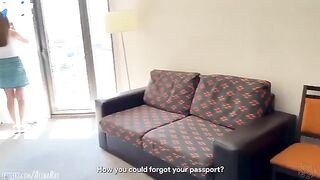 The stepson got his cock sucked by his hot stepmom in the hotel