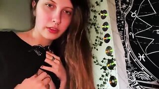 My stepsister is jerking off my boyfriend’s cock