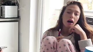 An amateur couple shares intimate moments during their journey