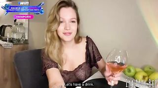 A hot virtual evening with my stunning e-girl, an incredible ASMR experience