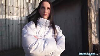A dark basement sex adventure with a tempting offer from Public Agent