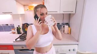 The wife called her lover to her, her husband heard everything