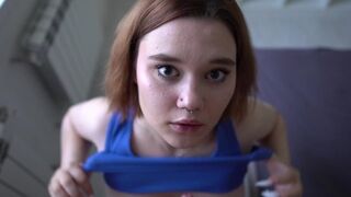 The slut is gagging and slobbering while deepthroating, showcasing Kate Koss’s intense style
