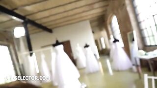 First timer Liya Silver gets married and fucked