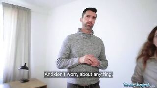 Public Agent Spanish beauty gets fucked for cash