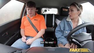 The worst student in driving school, but the teacher gave a 100% mark