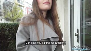 Hot babysitter Miriam More gets fucked by stranger in her apartment
