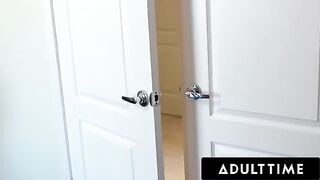 The voyeuristic MILF Alexis Fawx scissored with her teen neighbor Carter Cruise
