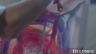 Art teacher Silvia Saige seduces her student with passionate lessons