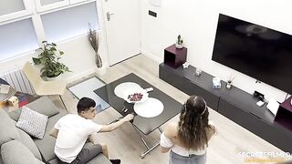 Guy masturbates in front of his stepsister, who doesn’t mind joining in