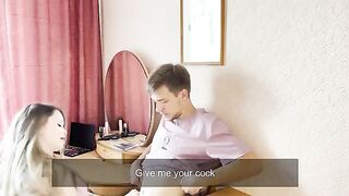 Skinny babe Polly Dollie got her pussy filled with cum before the party