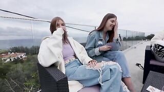 We met the neighbors and fucked in a public orgy