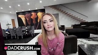 Two stepdaughters compete to show who is more slutty to their stepfather in a taboo encounter