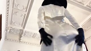 Hot cosplay MILF Alcina Dimitrescu smokes and gets fucked hard