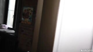 Big tits teen neighbor gets her pussy smashed hard
