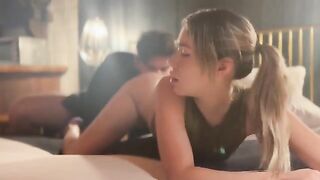 Best friend for the first time lent her ass to a cute girl