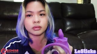 This Pinay babe, Tina Slick, got herself soaked and played with her pussy