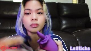 This Pinay babe, Tina Slick, got herself soaked and played with her pussy
