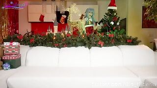 Merry Christmas with sweet Ganyu Sia Siberia's pussy play