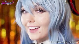 Merry Christmas with sweet Ganyu Sia Siberia's pussy play