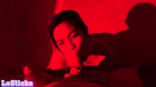A horny Filipino girl gets her ass covered with cum in this hot POV scene