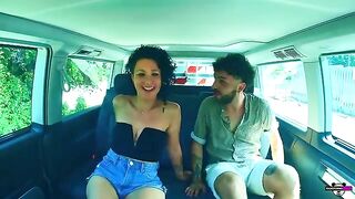A couple has sex on the camper while another couple watches and imitates