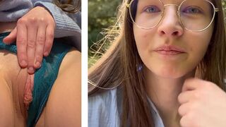 Public & Outdoor Teen Squirting Compilation with big labia action