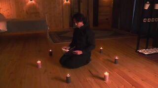 The priest exorcised a demon from the body of a hot MILF