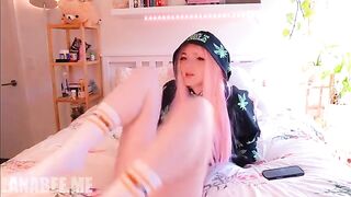 Found step mom's porn and stole her panties, a spicy role-play scene