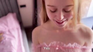 My stepsister needed new underwear for her date, so I helped her choose